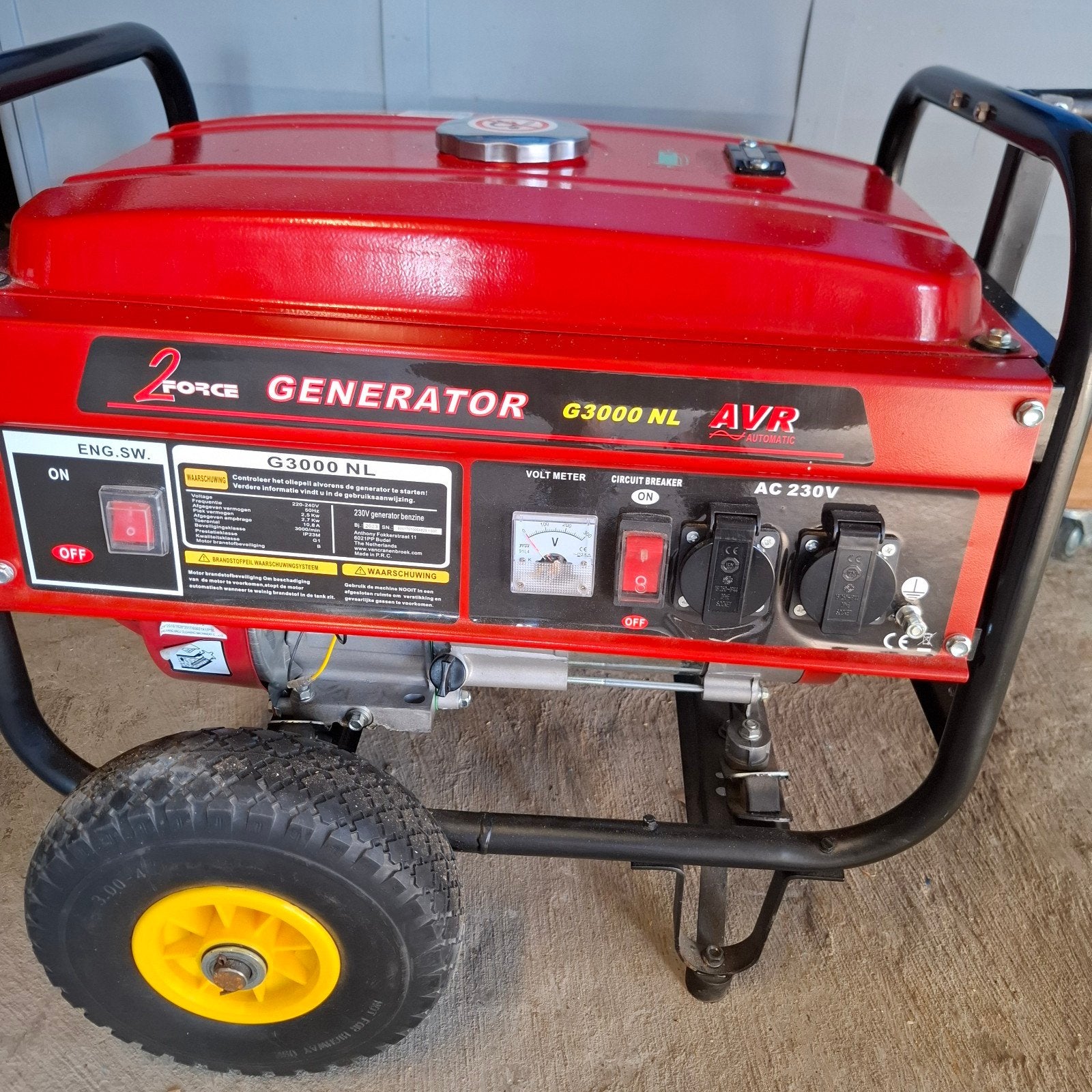 Stroomgenerator, Ophalen
