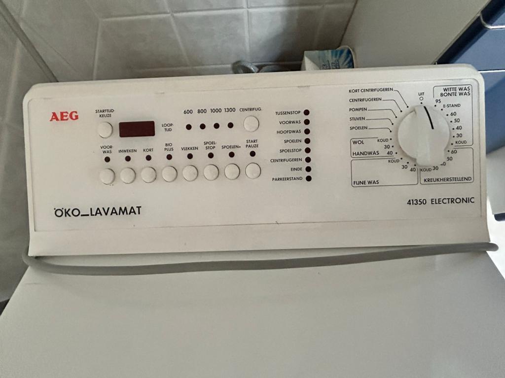 AEG wasmachine bovenlader, Elektronische apparatuur, Wasmachines, Ophalen, Gebruikt, Bovenlader