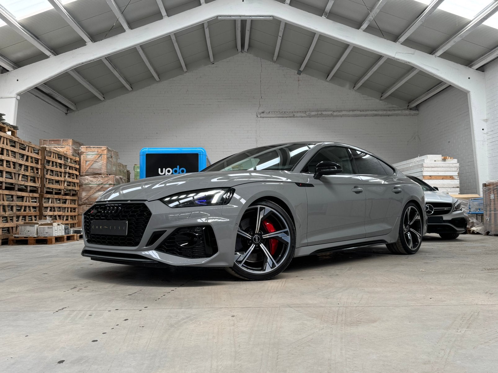 2021 Audi RS5 Sportback NARDO GREY / B&O / FULL HISTORY, Cuir, Argent ou Gris, Achat, Euro 6