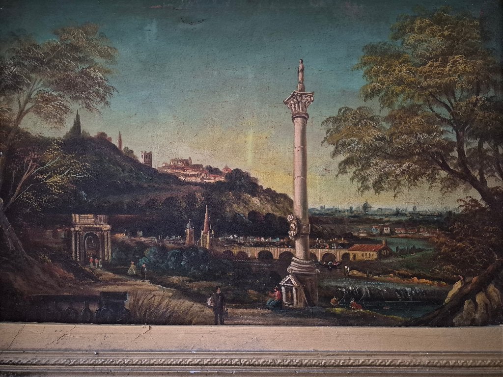 prachtige landschap schilderij, Antiek en Kunst, Ophalen