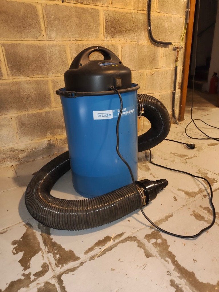 Aspirateur d'atelier Güde GAA 50 (copeaux et poussière), Aspirateur industriel, Réservoir, Enlèvement, Utilisé