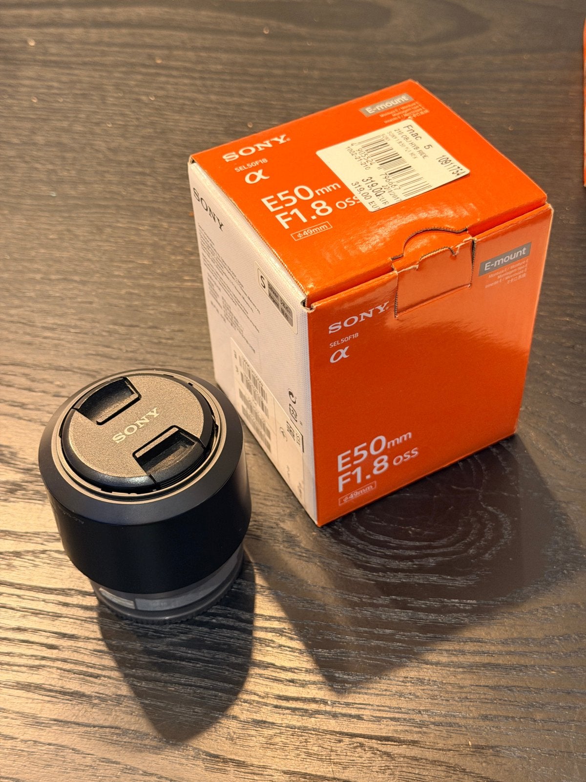 Sony SEL50F18 portretlens, Audio, Tv en Foto, Ophalen of Verzenden, Zo goed als nieuw, Sony