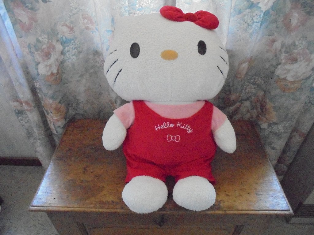 PELUCHE " HELLO KITTY " Haut.80 cm " Marque SANRIO" NEUF, Ophalen, Nieuw, Overige typen, Overige merken