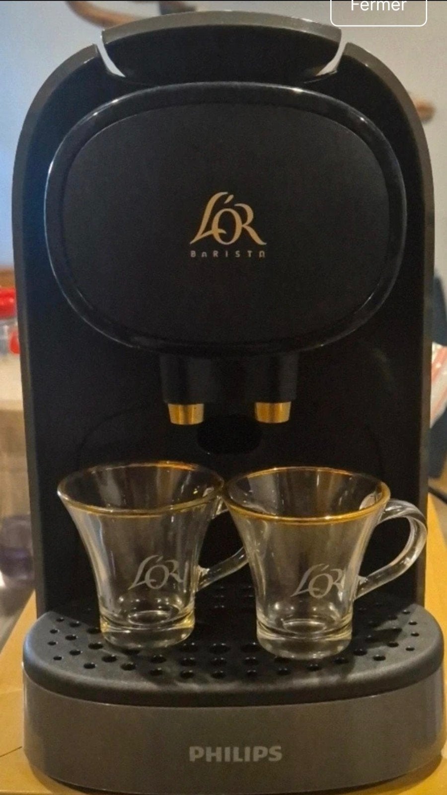 Philips L’OR Barista LM8012 - Dans sa boîte + 2 tasses L'OR, Verzenden, Gebruikt, Koffiemachine, Overige typen