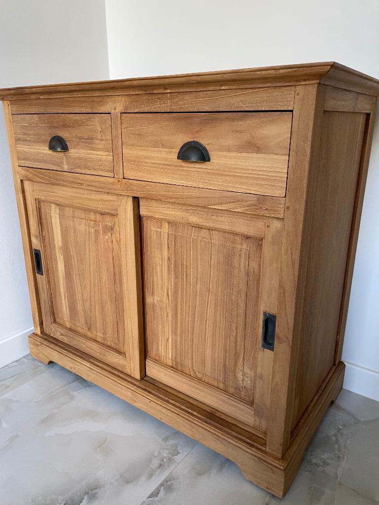 Teak kast, Huis en Inrichting, Kasten | Dressoirs, Ophalen, Zo goed als nieuw, Teakhout
