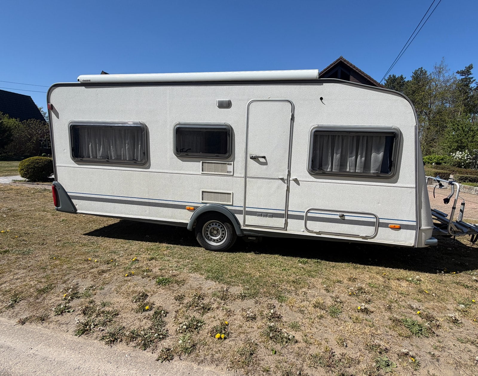Caravan, Caravans en Kamperen, Airco, Rondzit, Particulier, 5 tot 6 meter