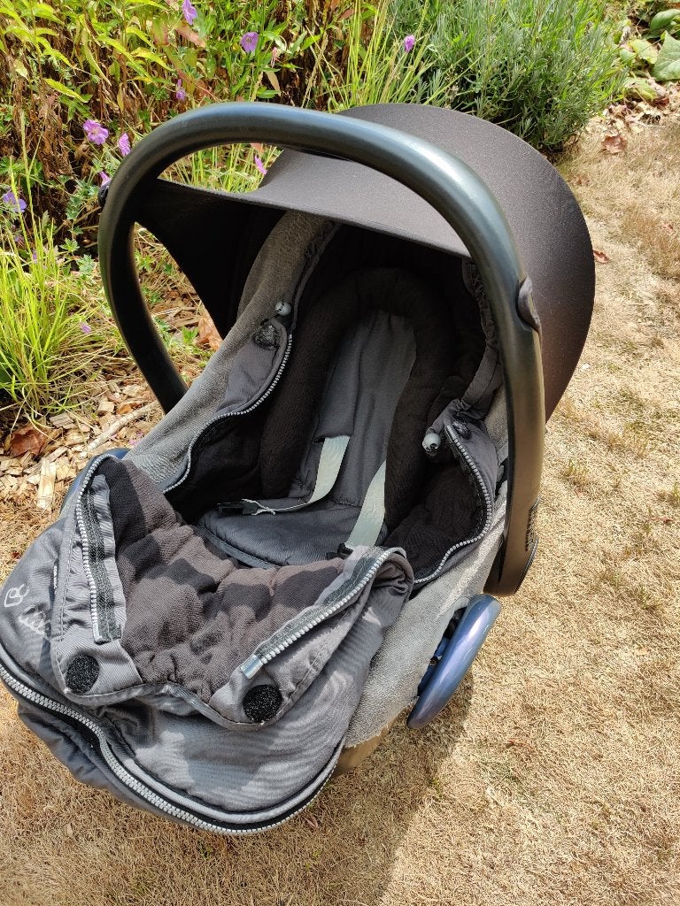 draagbare autostoel maxicosi groep 0, Kinderen en Baby's, Autostoeltjes, Ophalen, Gebruikt, Maxi-Cosi, Autogordel