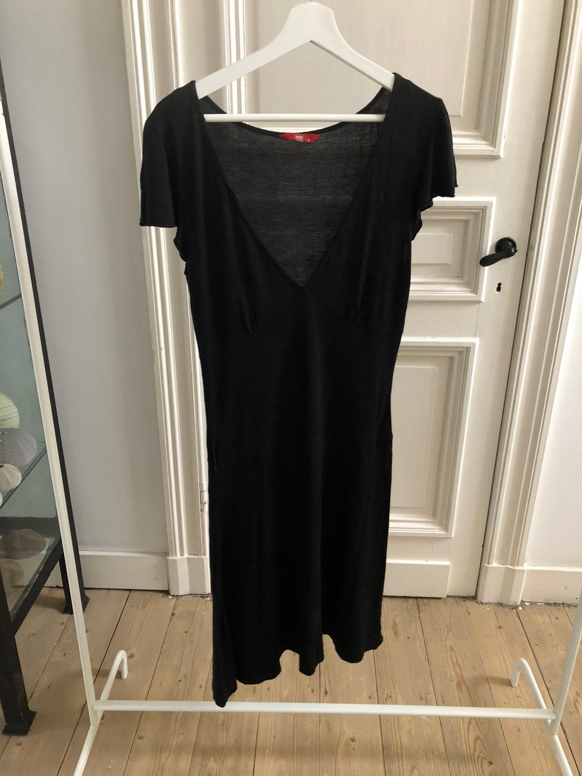 DAMES KLEED KLEEDJE 2 STUKS ZWART EN GESTREEPT, Ophalen of Verzenden, Zo goed als nieuw, Maat 46/48 (XL) of groter, Oranje