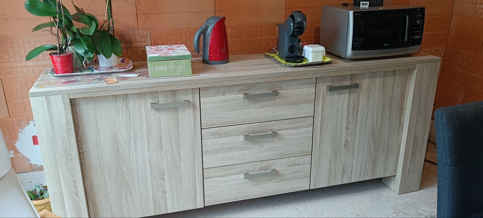 Dressoir, Ophalen, Gebruikt, Met deur(en), 50 tot 100 cm