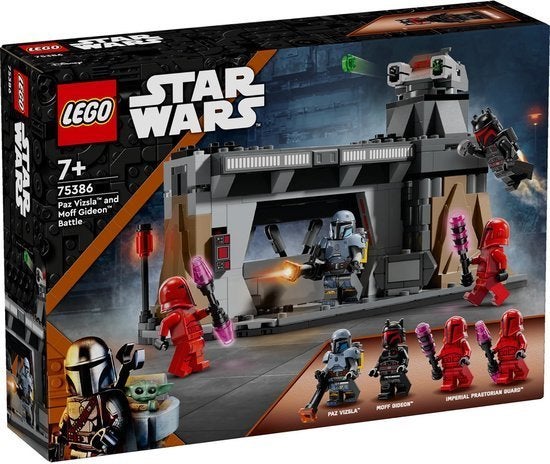 LEGO Star Wars 75386 Paz Vizsla en Moff Gideon duel, Star Wars, Lego, Nieuw, Ophalen of Verzenden