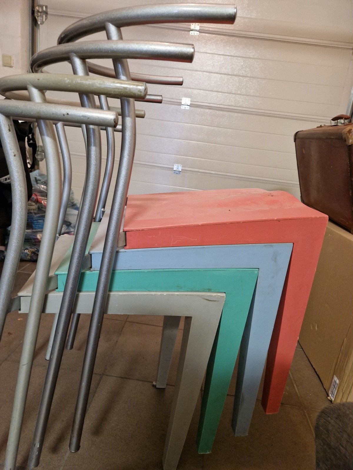 Dr. Glob Chairs by Philippe Starck for Kartell, 1980s, Set o, Ophalen of Verzenden, Gebruikt, Overige kleuren, Vier