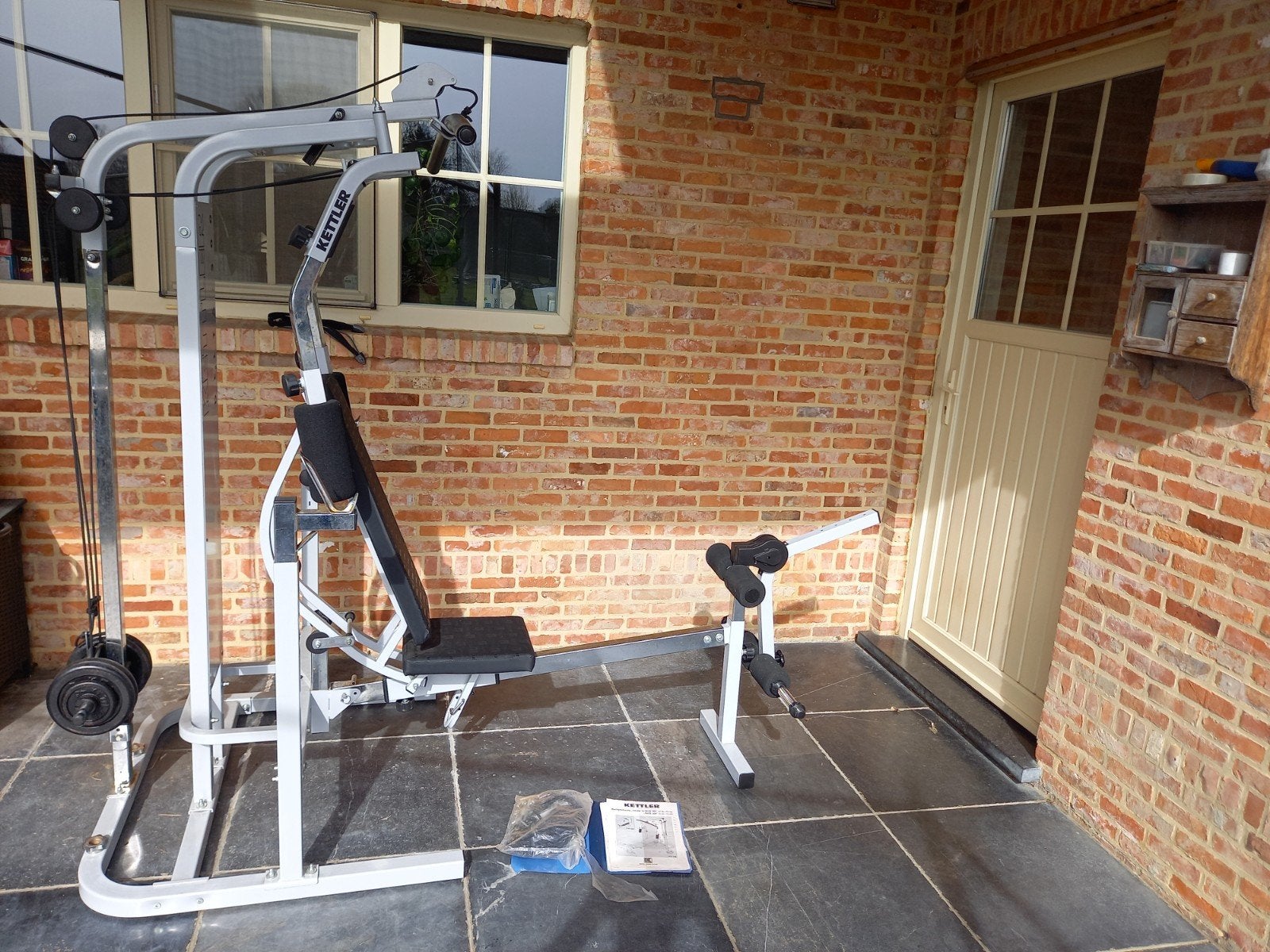 fitnesstoestel Kettler, Sport en Fitness, Ophalen, Zo goed als nieuw, Benen, Fitnessbank