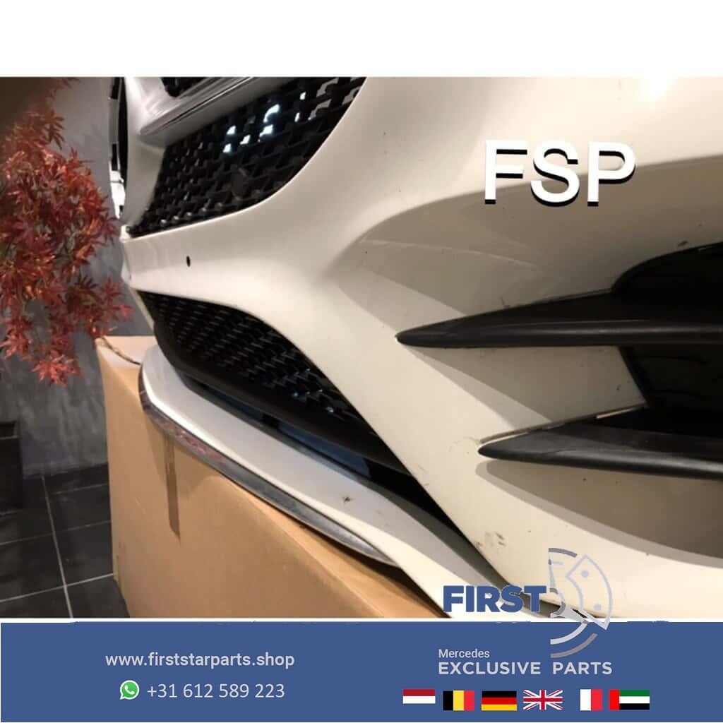 W177 A KLASSE 2020 AMG VOORBUMPER COMPLEET WIT Origineel Mer, Gebruikt, -, Voor, Ophalen of Verzenden
