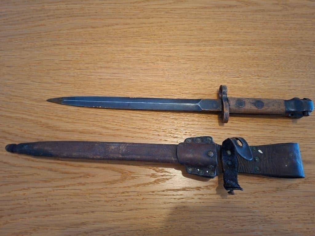 Bajonet, Verzamelen, Militaria | Algemeen, Ophalen of Verzenden, Landmacht, Zwaard of Sabel
