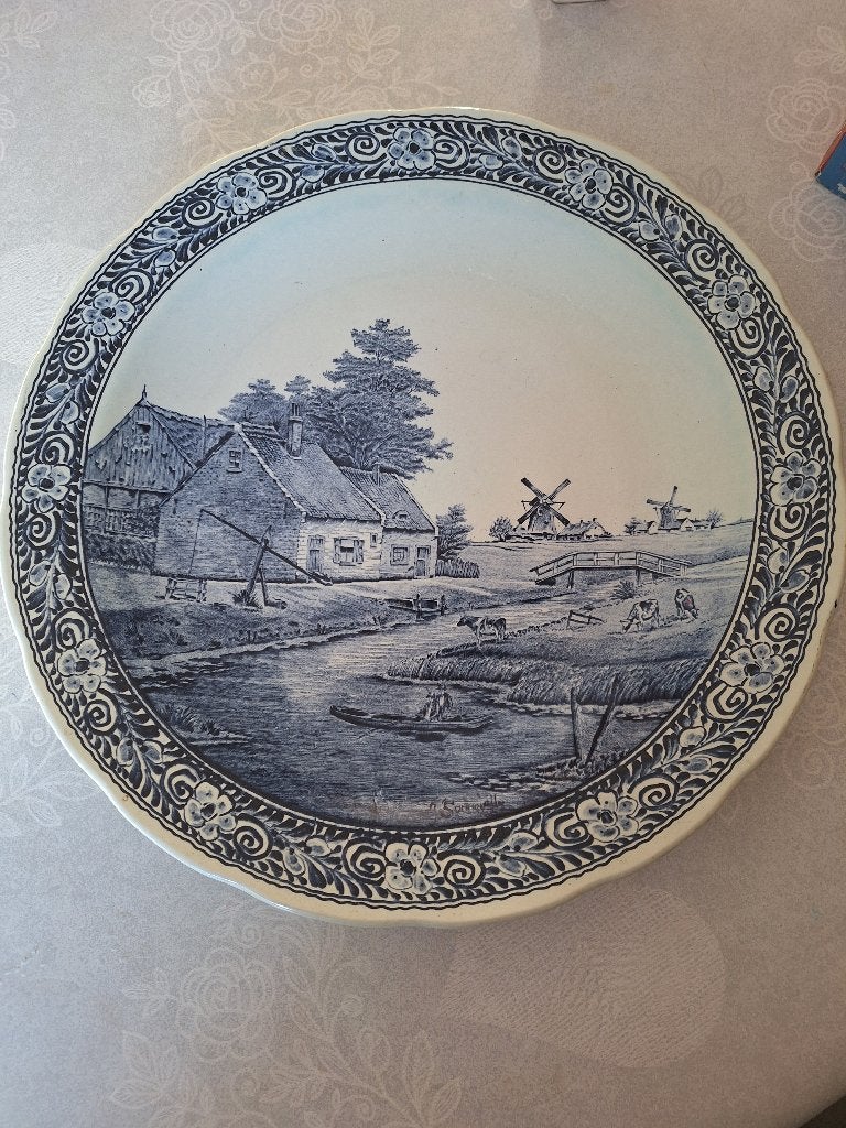 Bord Delft, Huis en Inrichting, Ophalen, Zo goed als nieuw