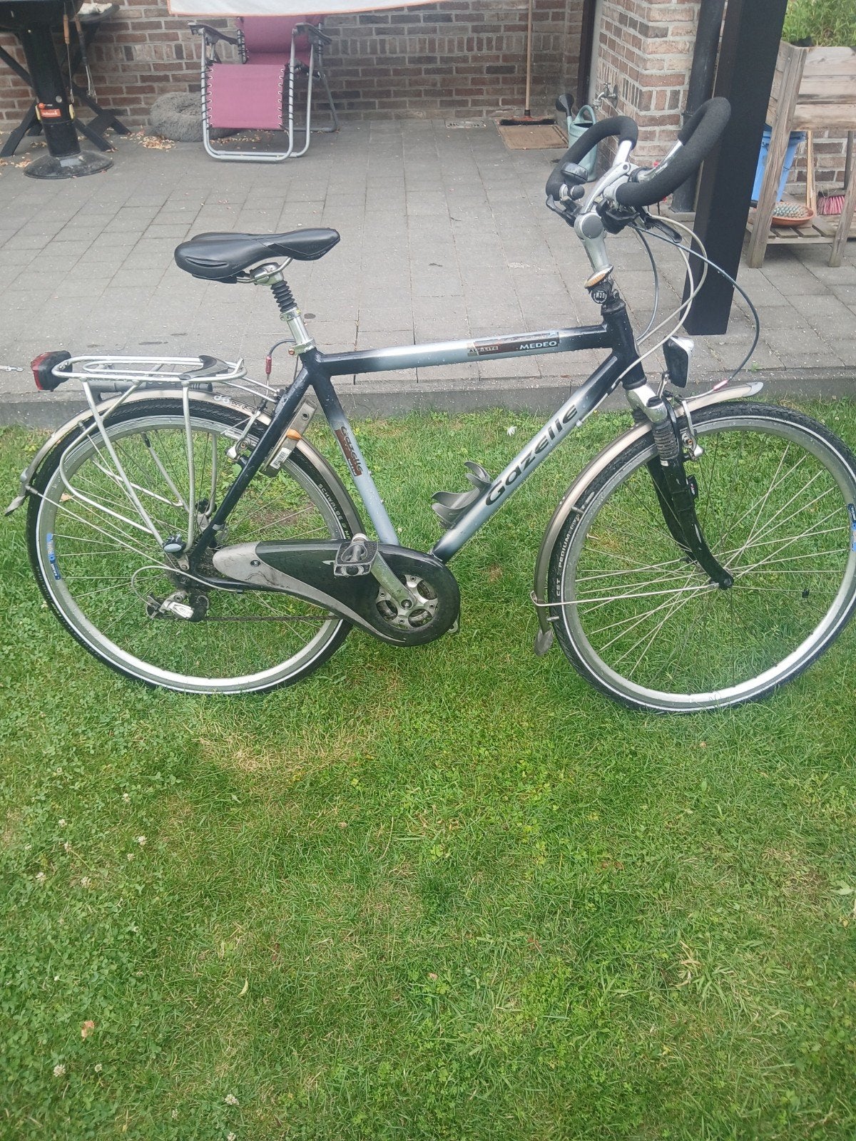 herenfiets Gazelle, Ophalen, Gazelle