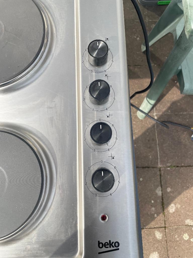 Beko Hize 64101x 58x51cm elektrische kookplaat, Ophalen, Nieuw, 4 kookzones, Inbouw