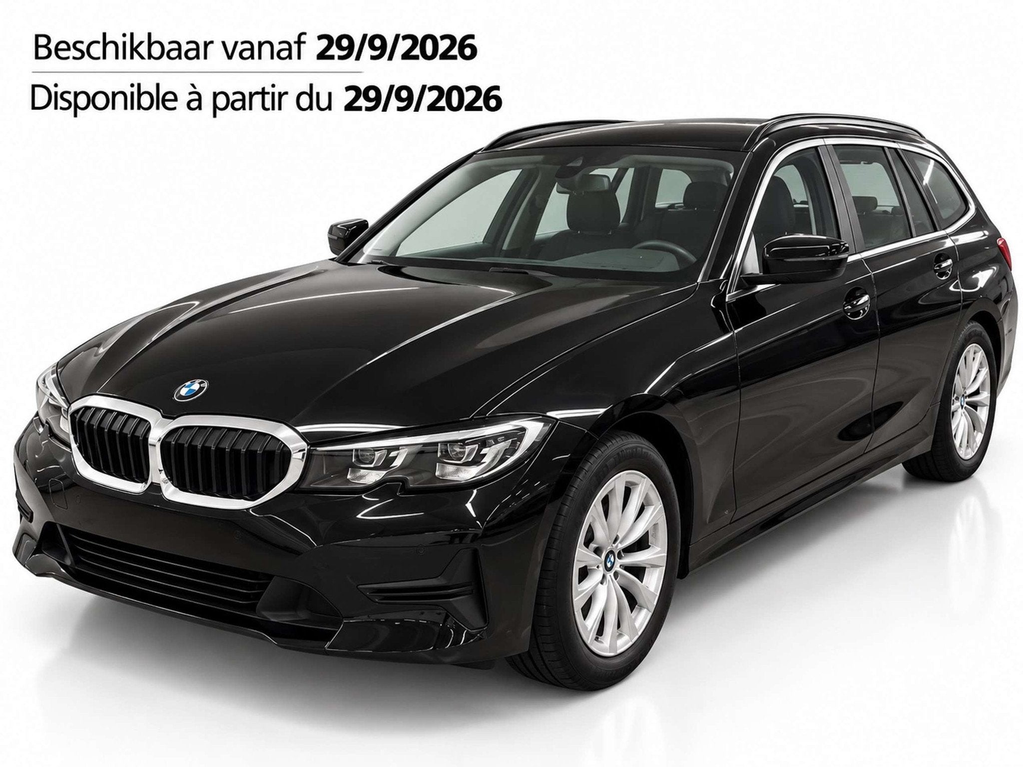 BMW 320 dA Automaat Garantie EURO 6d CarPlay Navi LED, Automaat, Stof, 4 cilinders, Zwart