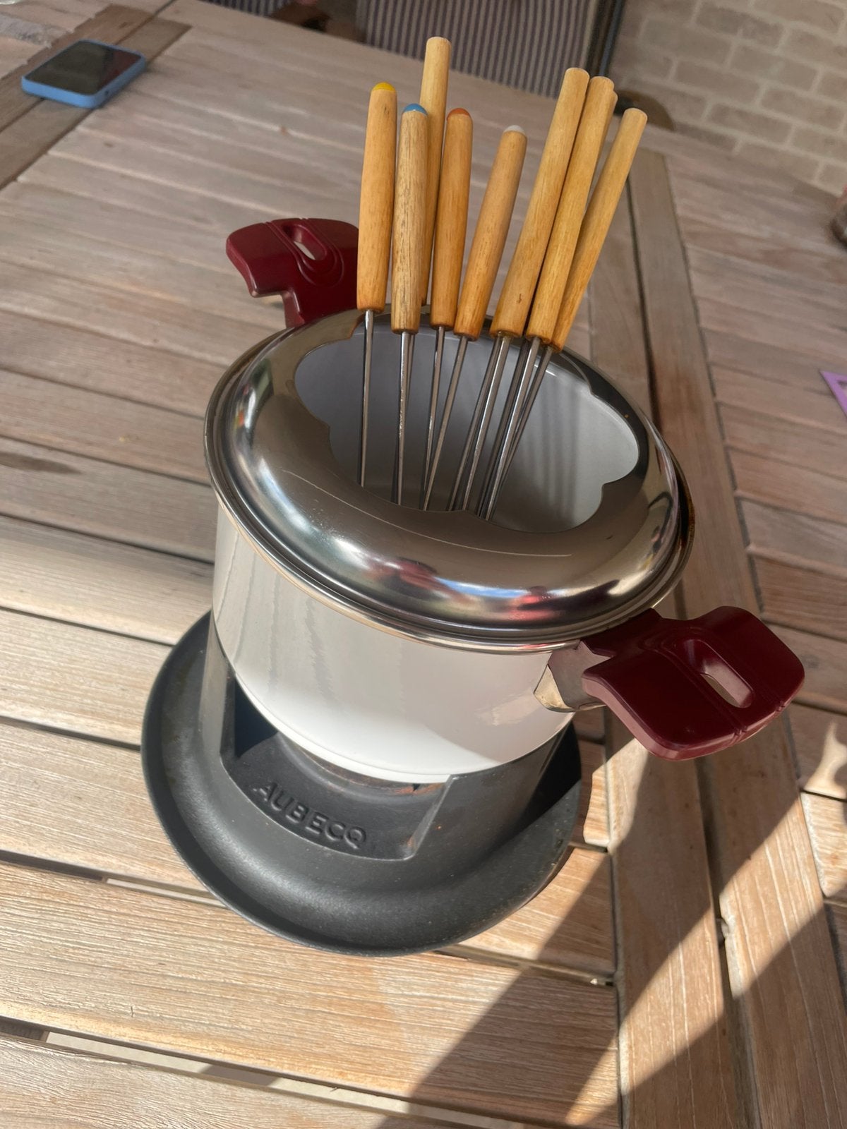 Staub fondueset, Ophalen, Zo goed als nieuw, Fondueset