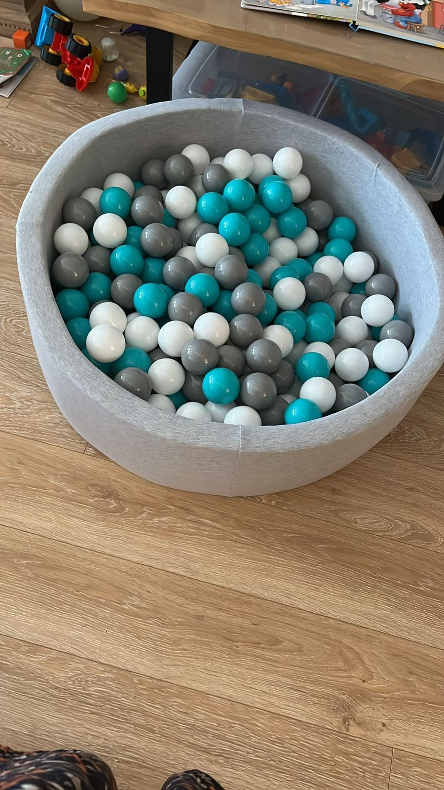 Foam ballenbad inclusief ballen en hindernisbaan, Ophalen, Gebruikt