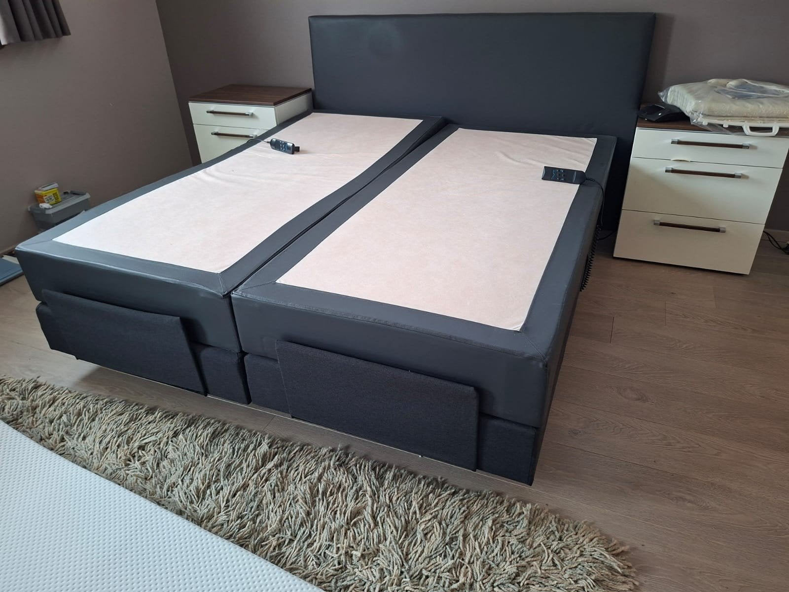 elektrische boxspring, Ophalen, Tweepersoons, Zo goed als nieuw, 180 cm