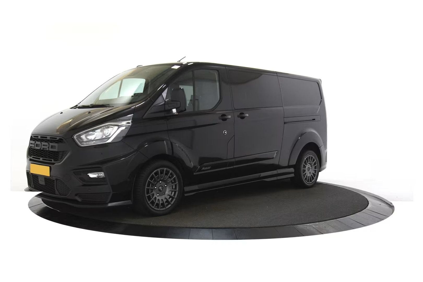 Ford Transit Custom 2.0 TDci L2 H1 170pk MS-RT Automaat DC (, Auto's, Automaat, Zwart, Diesel, Parkeersensor