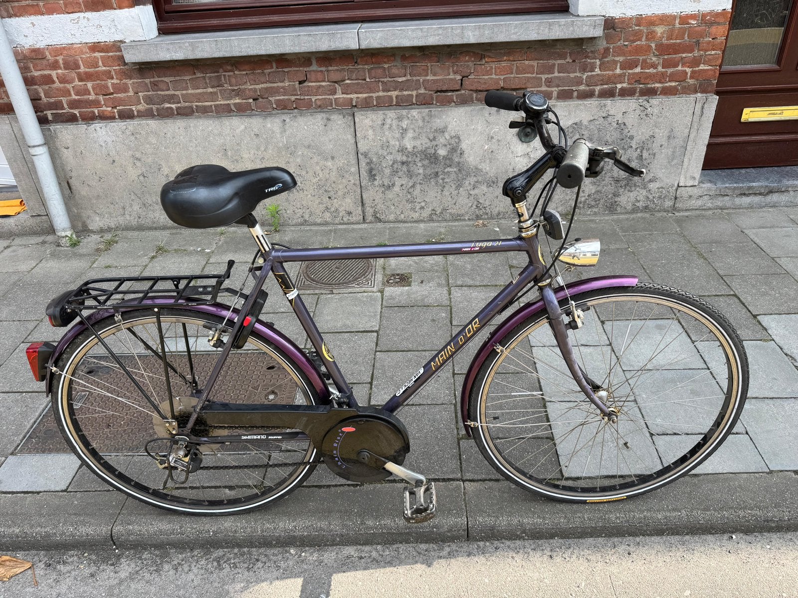 Main D’OR Heren Fiets, Fietsen en Brommers, Versnellingen, 49 tot 53 cm, Zo goed als nieuw, Schijfrem