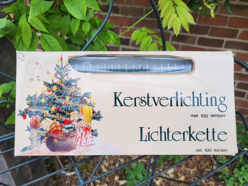 Lumières de Noël vintage (100 lumières) — En parfait état, Enlèvement
