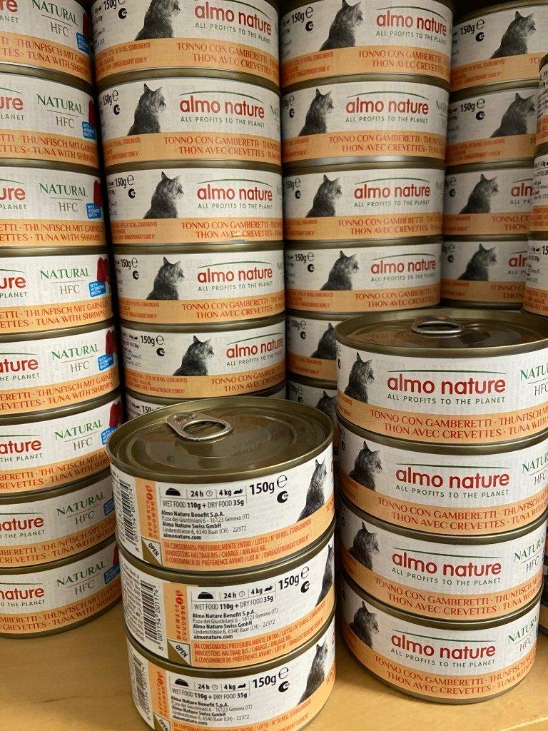 78 boîtes de nourriture pour chats Almo Nature HFC 150 g, Enlèvement ou Envoi, Chat