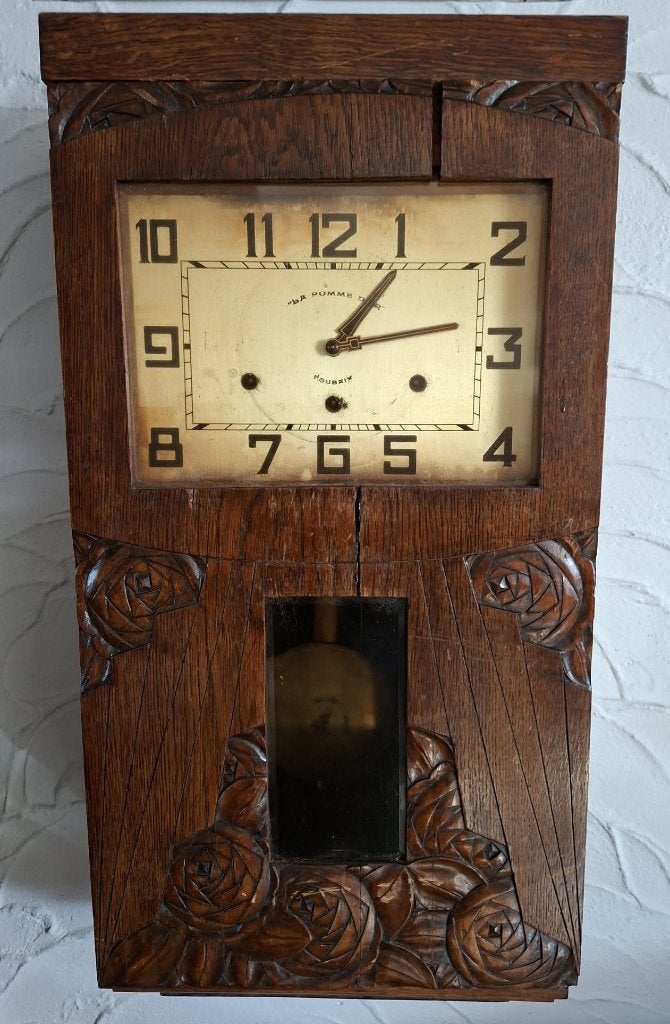 Horloge murale Vintage Foudrix La Pomme, Antiquités & Art, Enlèvement