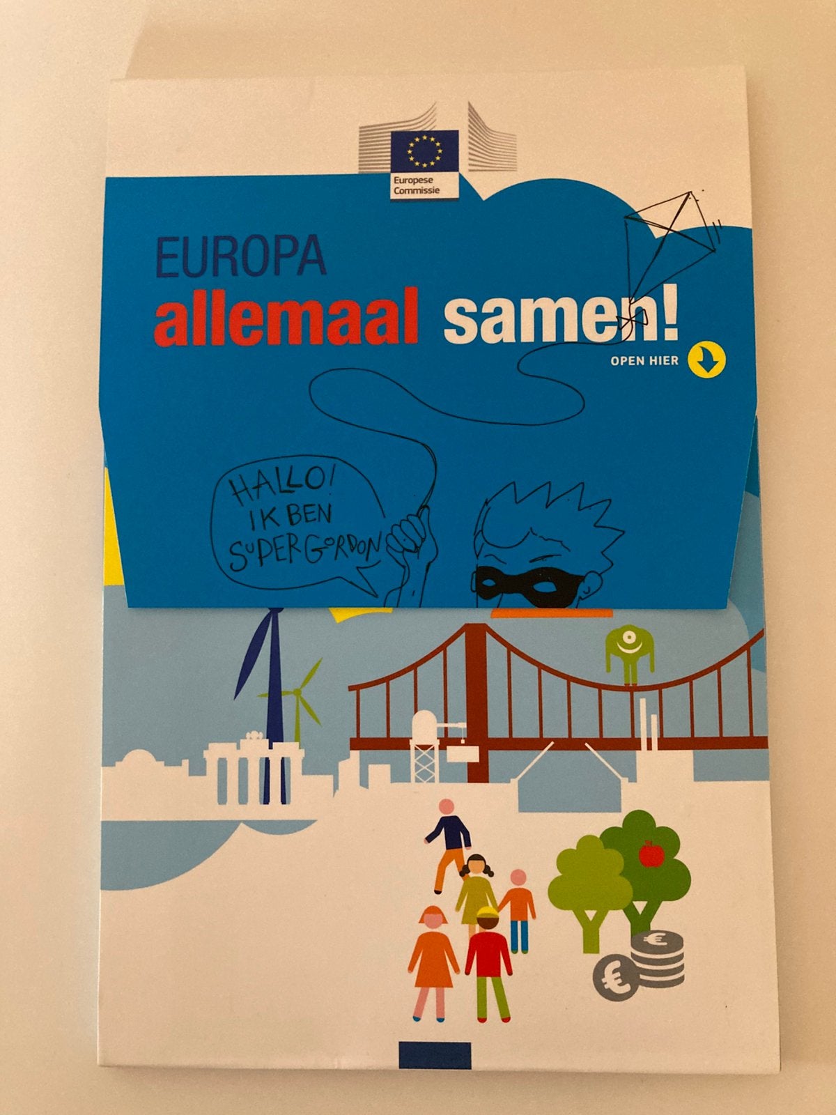 Europa allemaal samen (poster), Enlèvement ou Envoi, Neuf, Autres niveaux, Géographie