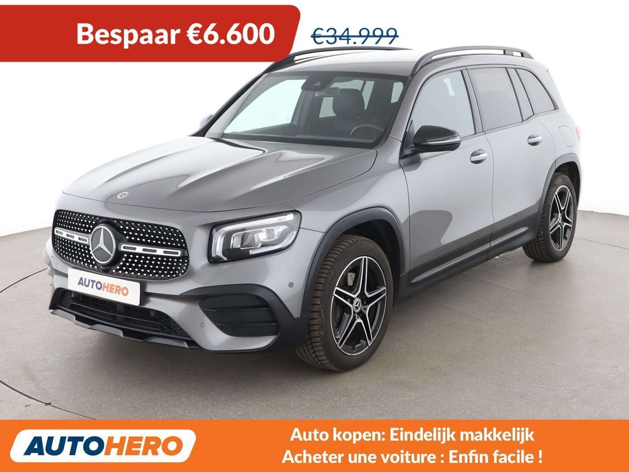 Mercedes-Benz GLB 200 GLB 200 d AMG Line (bj 2023), Auto's, GLB, 150 pk, SUV of Terreinwagen, Zilver of Grijs