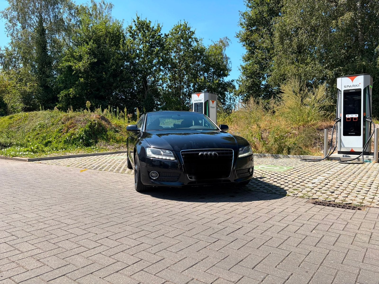 Audi a5 2.7 tdi, Auto's, Automaat, Zwart, Zwart, Leder