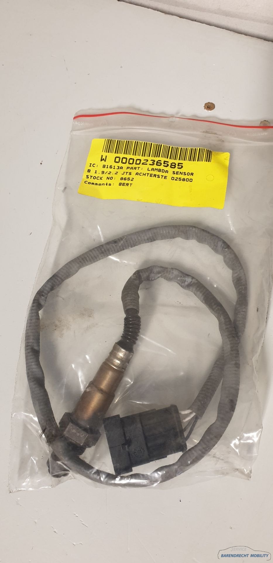 Sonde lambda Alfa Romeo 159 sonde lambda original utilis 200, Dpofca@stellantis.com, Stellantis Europe S.p.A., Utilisé, Alfa Romeo