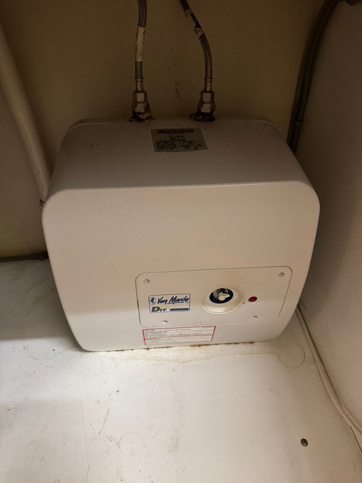 Van Marcke boiler 15l wit, Moins de 20 litres, Enlèvement, Utilisé, Boiler