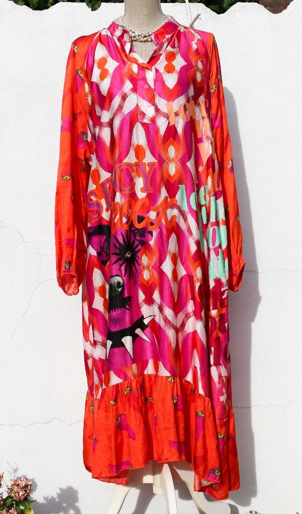 Jolie robe multicolore - Taille unique (36-42), Vêtements | Femmes, Robes, Comme neuf, Multicolore, Enlèvement ou Envoi
