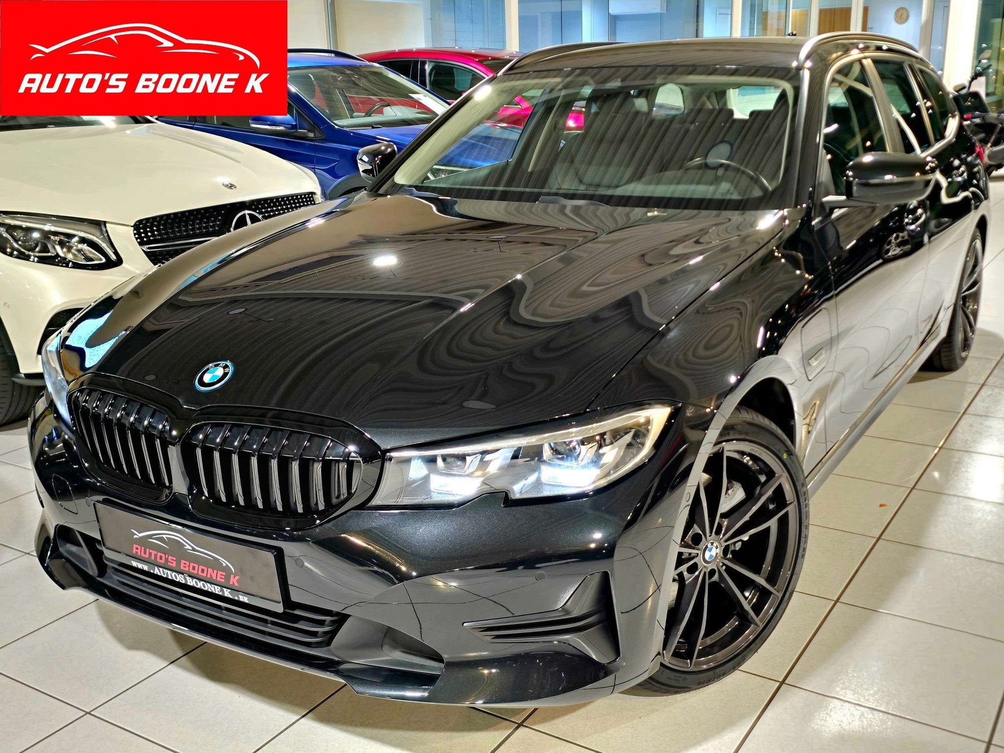 BMW 320 Hybride 320e PHEV/ Led lichts/ 33gCo /Leder /Dab, Auto's, BMW, Automaat, 1998 cc, Gebruikt, 4 cilinders