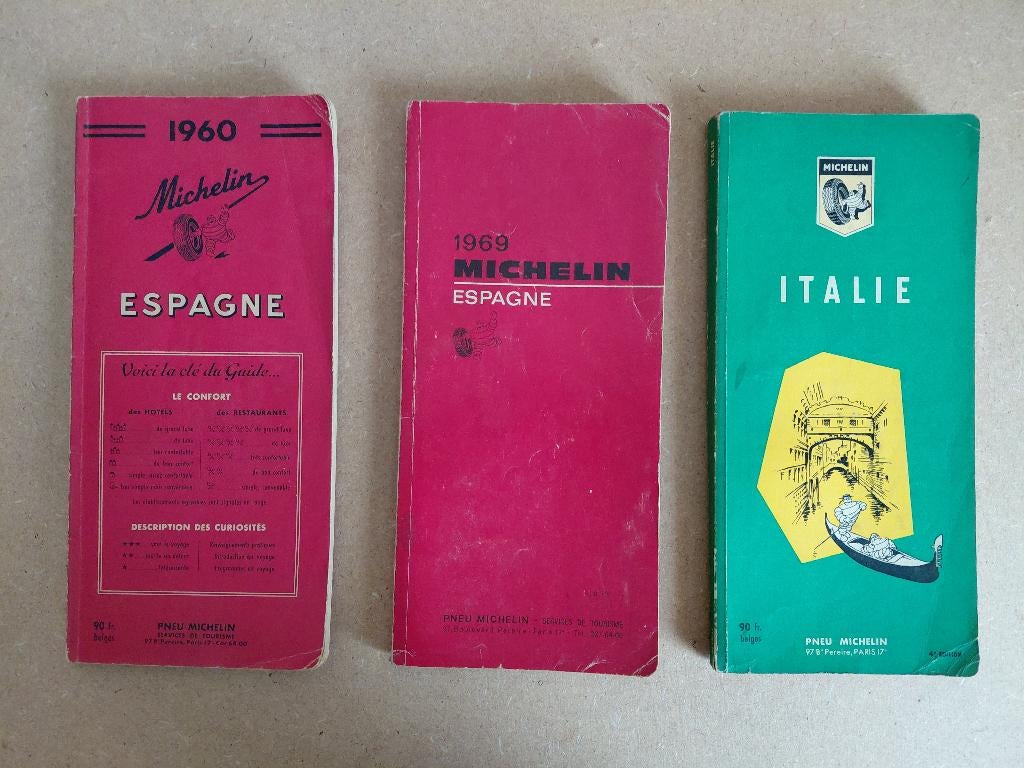 Lot de 6 Guide Touristique Michelin, Boeken, Michelin, Europa, Reisgids of -boek, Ophalen