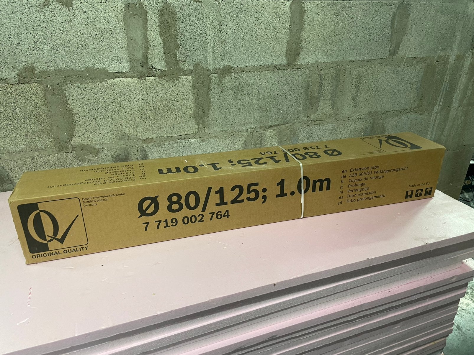 Rookgasafvoer 1 m Bosch, Ophalen, Zo goed als nieuw
