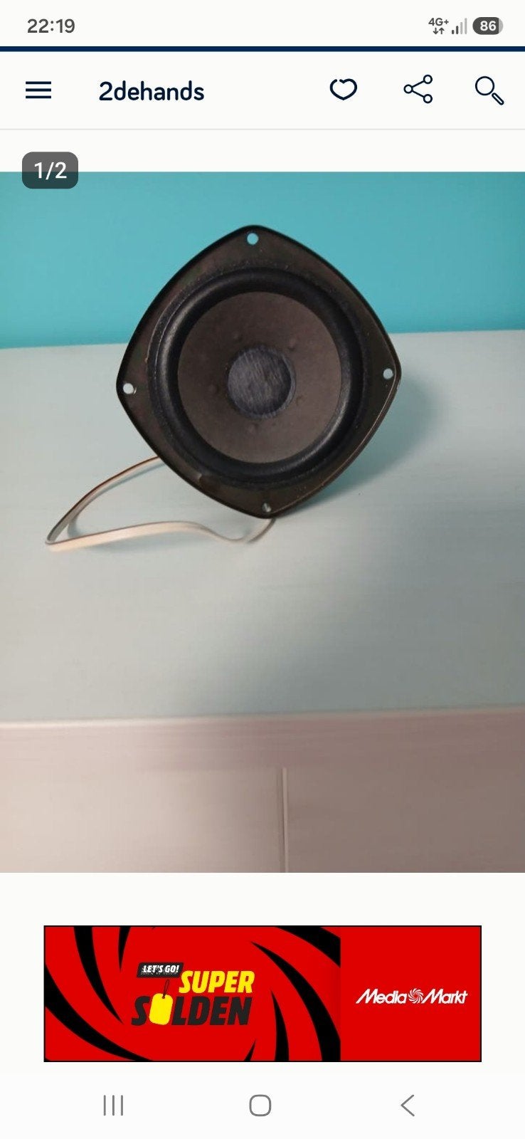 Opzoek naar kapote geluid boxen of speakers genoemt, Ophalen of Verzenden