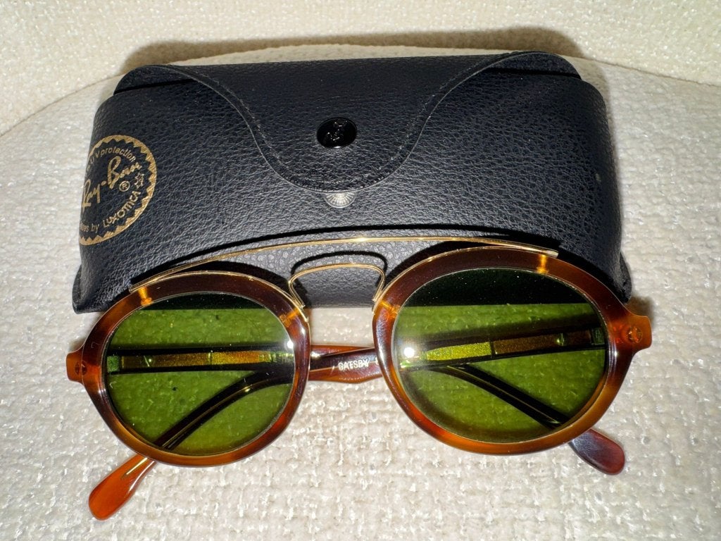 Vintage zonnebril B&L Ray-Ban Gatsby 6 W0941 bruin GAT02, Zonnebril, Bruin, Ophalen of Verzenden, Zo goed als nieuw