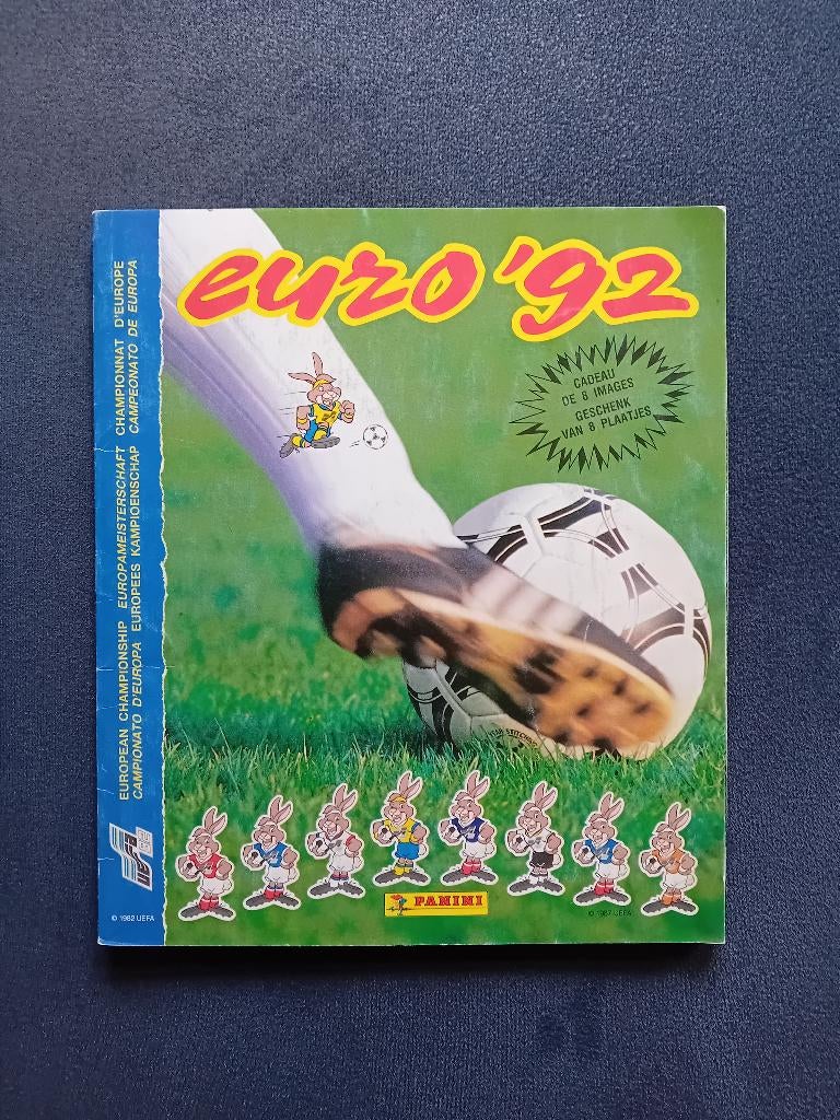 panini stickerboek EURO 92, Enlèvement ou Envoi, Comme neuf, Image