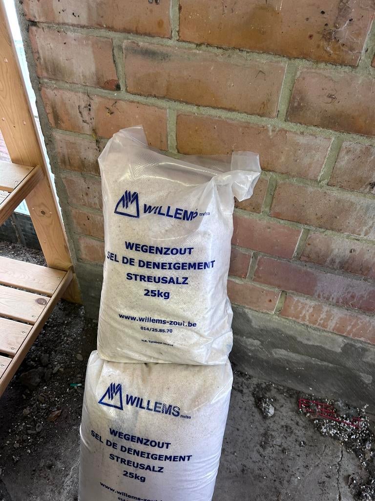 Sac de sel, Jardin & Terrasse, Sable, Enlèvement, Comme neuf