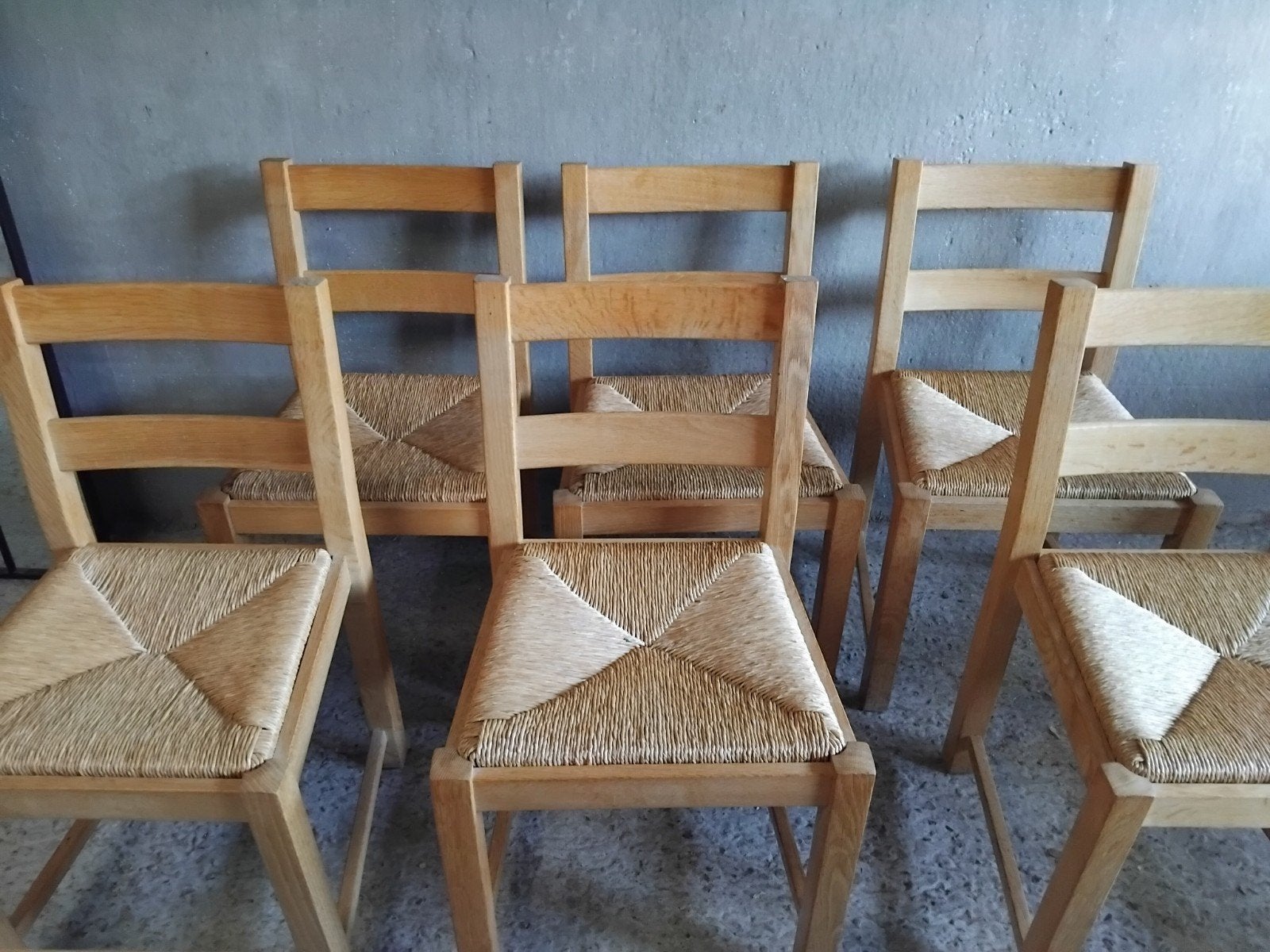 Scandinavische eettafel met 6 stoelen, Ophalen