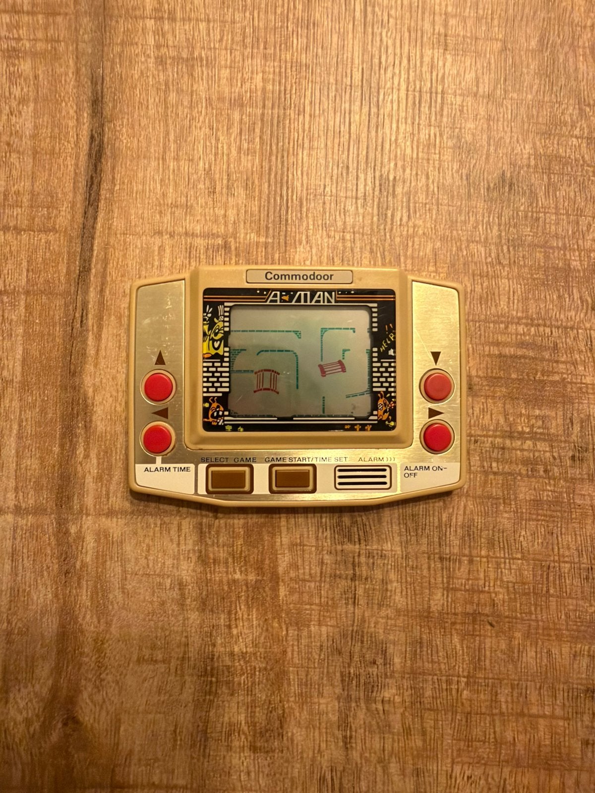 Commodoor A-Man vintage LCD handheld game – jaren 80, Games en Spelcomputers, Ophalen of Verzenden, Zo goed als nieuw