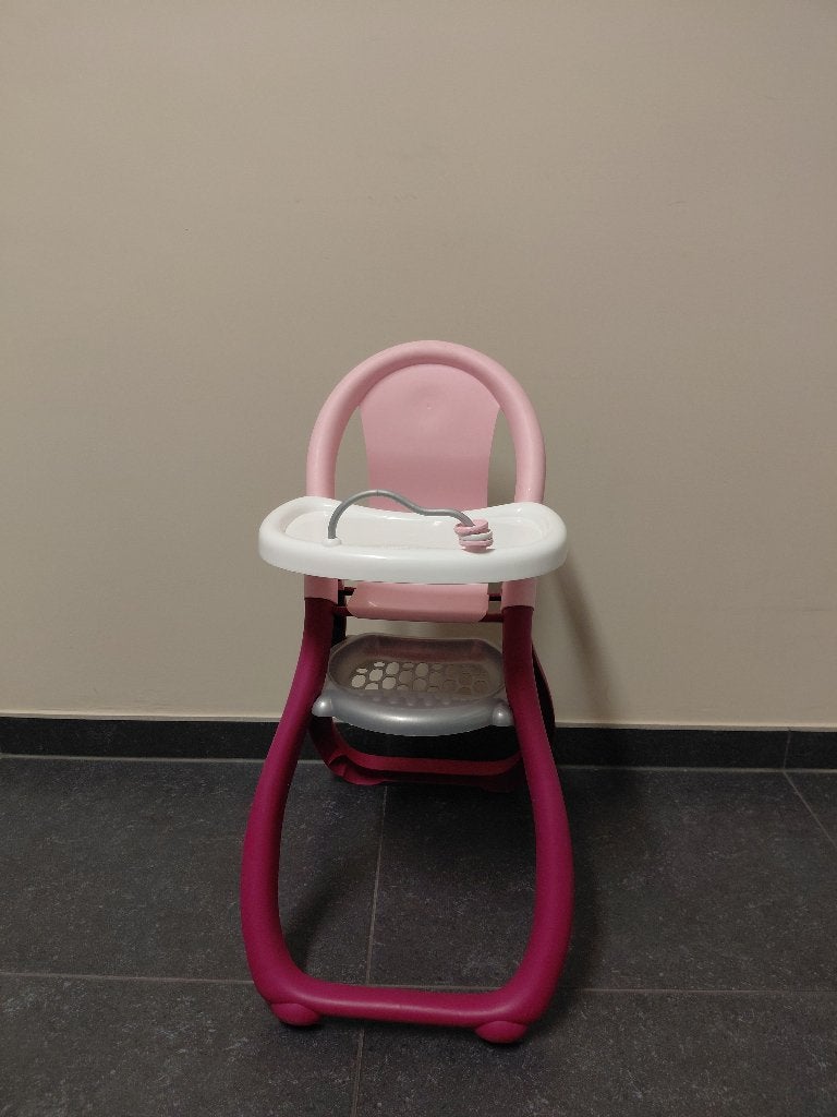 Eetstoel voor poppen Smoby, Kinderen en Baby's, Ophalen, Zo goed als nieuw, Babypop