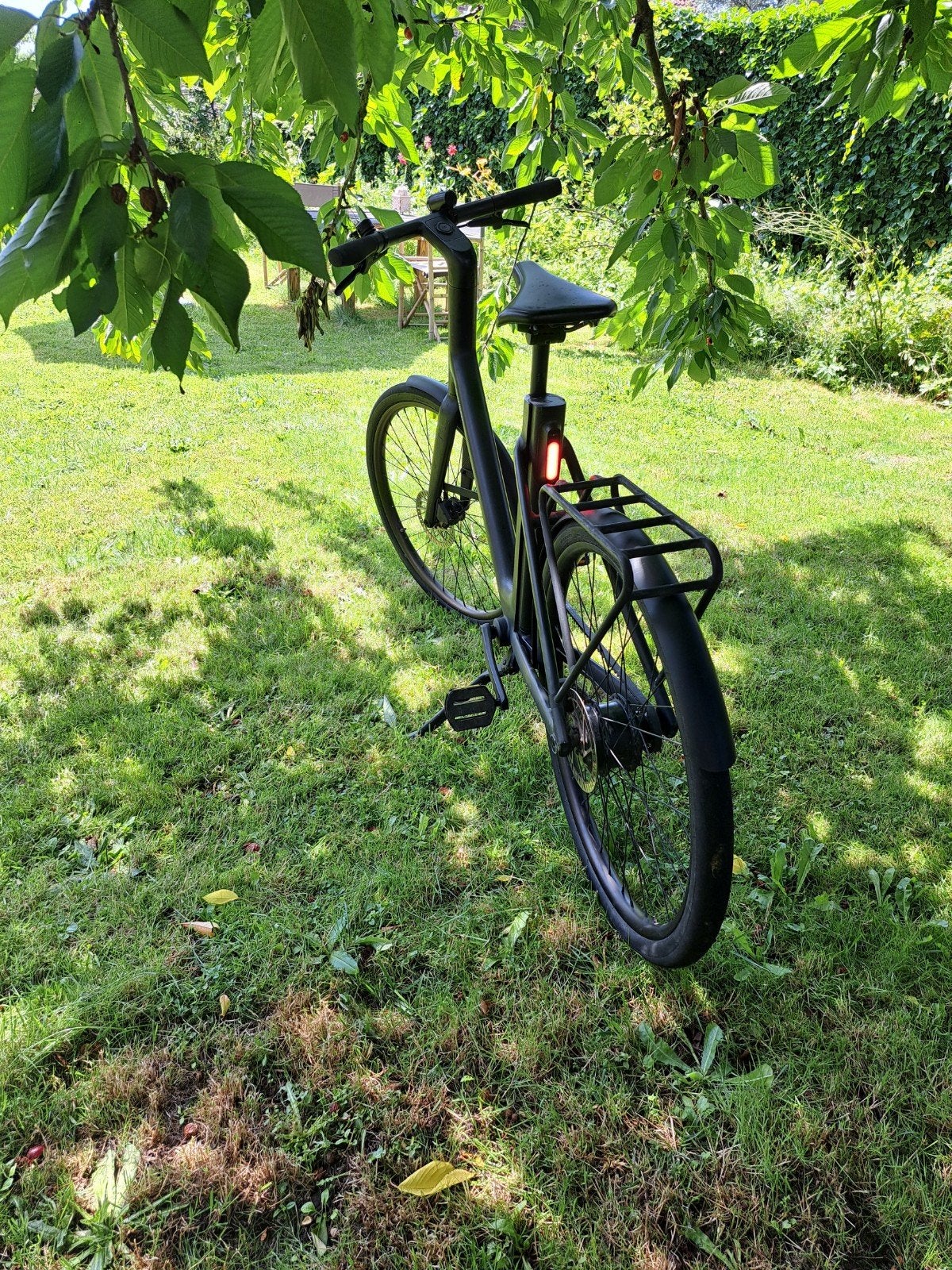 E-bike pionier Cowboy Cruiser ST zwart met bagagedrager, Ophalen, Zo goed als nieuw, Overige merken