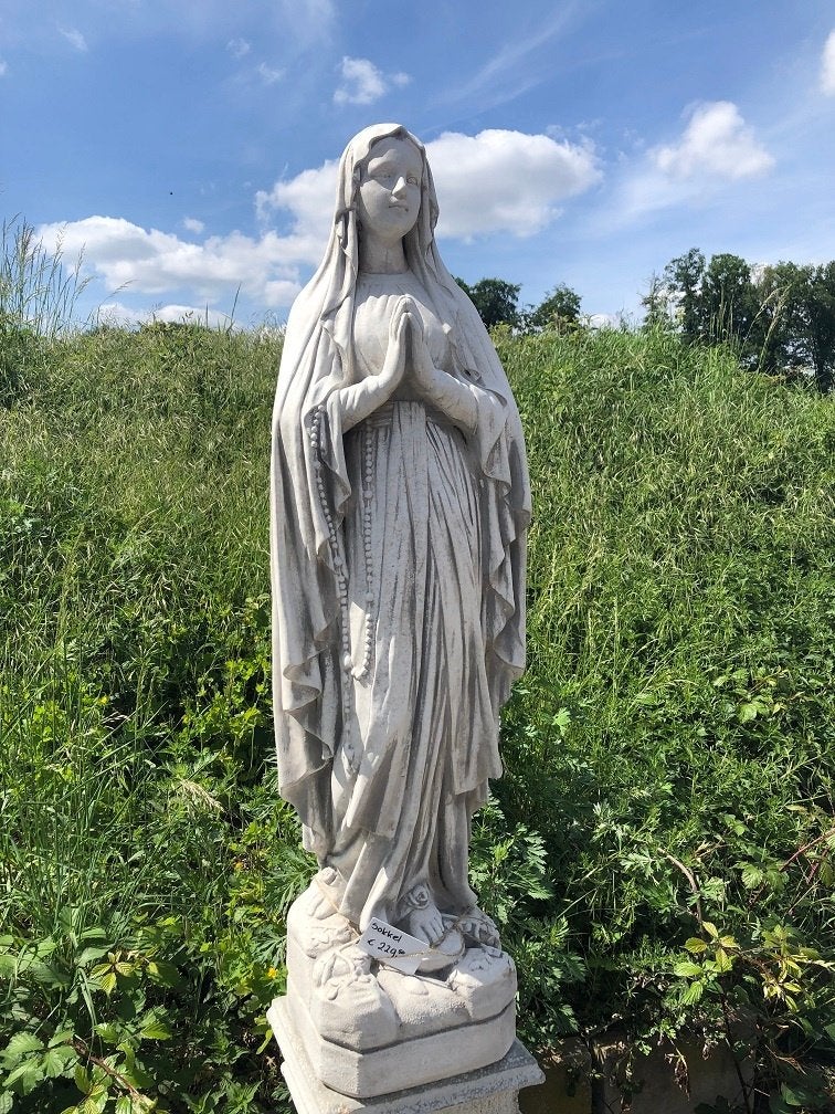 Statue Big Mary 130 cm en pierre, Jardin & Terrasse, Enlèvement ou Envoi, Pierre, Homme