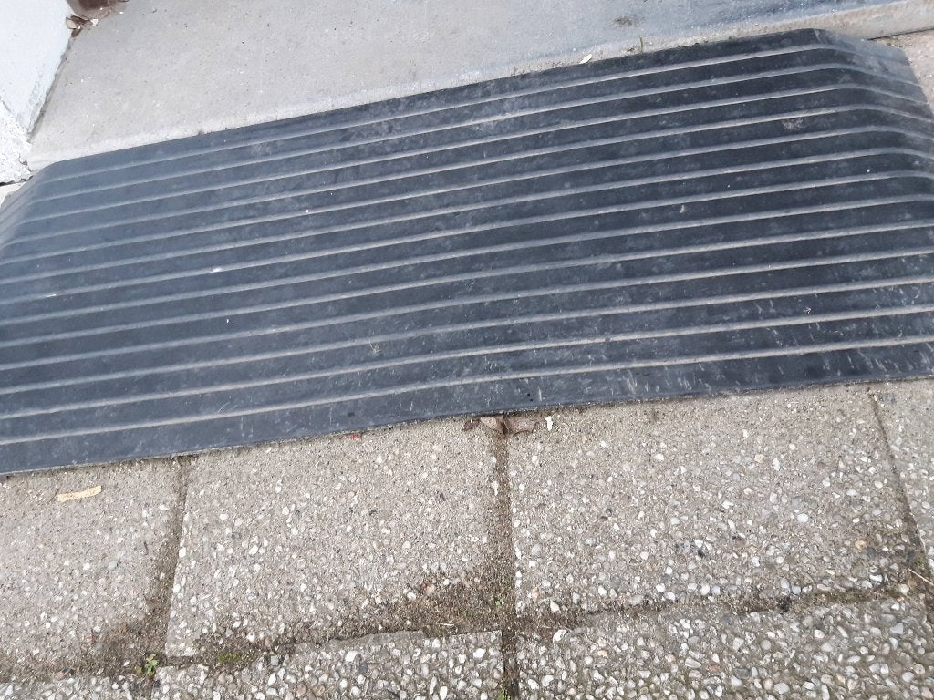 Drempelhulp / oprijplaat - voor buiten, Diversen, Ophalen, Gebruikt