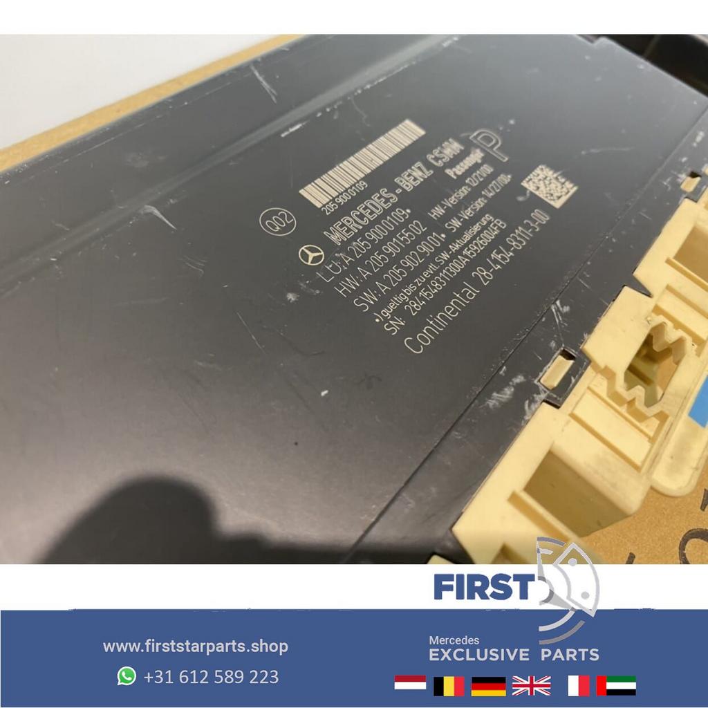 A2059000109 STOEL MODULE Mercedes C KLASSE W205 C205 S205 20, Gebruikt, -, Ophalen of Verzenden, -